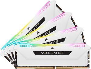 CORSAIR Vengeance RGB Pro SL 64GB (4 x 16GB) 288-Pin PC RAM DDR4 3600 (PC4-28800) Desktop Memory Model CMH64GX4M4D3600C18W