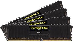 CORSAIR Vengeance LPX 64GB (4 x 16GB) 288-Pin PC RAM DDR4 3200 (PC4 25600) Desktop Memory Model CMK64GX4M4E3200C16