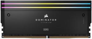 CORSAIR Dominator Titanium 96GB (2 x 48GB) DDR5 6600 (PC5 52800) Desktop Memory Model CMP96GX5M2B6600C32