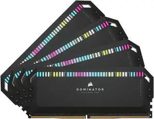 CORSAIR Dominator Platinum RGB 64GB (4 x 16GB) 288-Pin PC RAM DDR5 6200 (PC5 49600) Desktop Memory Model CMT64GX5M4B6200C32 CORSAIR Dominator Platinum RGB 64GB (4 x 16GB) 288-Pin PC RAM DDR5 6200 (PC5 49600) Desktop Memory Model CMT64GX5M4B6200C32