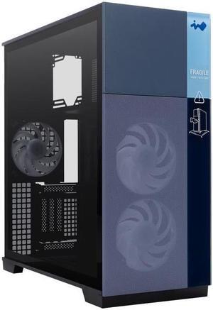 In-Win Case Full Tower Tempered Glass PCIE USB/HD Audio Black E-ATX