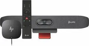 Poly Studio R30 USB Video Bar and BT Remote with HP USB-C Dock G5 - ABA-Model 9U3U1AA