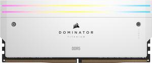 CORSAIR Dominator Titanium 64GB (2 x 32GB) DDR5 6400 (PC5 51200) Desktop Memory Model CMP64GX5M2B6400C32W