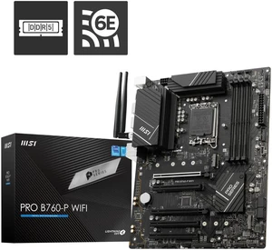 MSI B760-P Pro WiFi DDR5 Intel LGA 1700 ATX Motherboard MSI B760-P Pro WiFi DDR5 Intel LGA 1700 ATX Motherboard