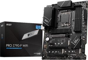 MSI PRO Z790-P WIFI LGA 1700 Intel Z790 SATA 6Gb/s DDR5 ATX Motherboard