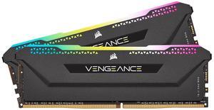 CORSAIR Vengeance RGB Pro SL 32GB (2 x 16GB) 288-Pin PC RAM DDR4 3200 (PC4 25600) Desktop Memory Model CMH32GX4M2E3200C16