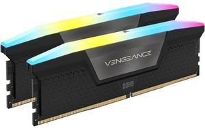 CORSAIR Vengeance RGB 32GB (2 x 16GB) 288-Pin PC RAM DDR5 6000 (PC5 48000) Desktop Memory Model CMH32GX5M2B6000C36