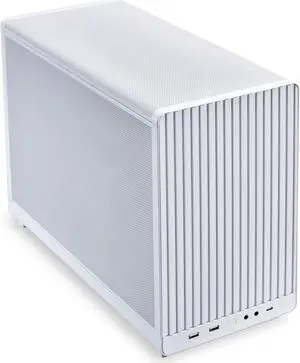 Lian Li A3W.US mATX 26.3L micro form factor chassis- Supports up to 360 radiator and 10 x 120mm fans- Supports standard ATX PSUs-In collaboration with DAN Cases (White)