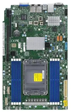 SUPERMICRO LGA4189 Socket C621A Chipset USB 3.2 Gen1 2x10 Gigabit LAN onboard graphics Server Motherboard Bulk MBD-X12SPW-TF-B - Bulk packaging -