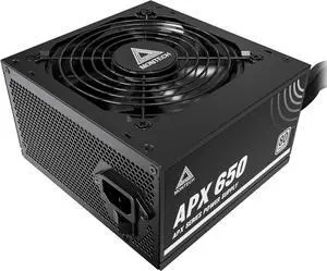 MONTECH APX Series APX 650W - Power supply (internal) - DC-DC - ATX12V - 80 PLUS - AC 100-240 V - 650 Watt - active PFC