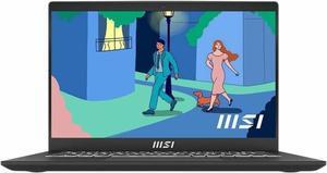 MSI Modern 14 C12MO-1254US - 180-degree Hinge Design - Intel Core i3-1215U / up to 4.4 GHz - Win 11 Pro - UHD Graphics - 8 GB RAM - 512 GB SSD NVMe - 14" 1920 x 1080 Full HD