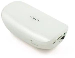 iKANOO BT014-WHITE Power Bank Wireless Bluetooth Portable Speaker w/ Microphone (White)