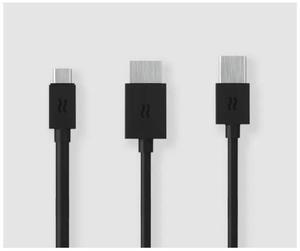 Airtame 2 Aircords Replacement for 2 device. All-in-one HDMI, USB and USB-C cable Model AT-AC