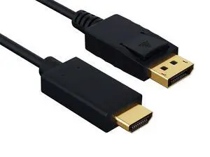 ACCORTEC Display Port Male to HDMI Male, 28AWG Cable Black- 3FT - Model DPM-HDM-28-K3-ACC ACCORTEC Display Port Male to HDMI Male, 28AWG Cable Black- 3FT - Model DPM-HDM-28-K3-ACC