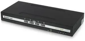 IOGEAR 4-Port Single View DVI PP4.0 Secure KVM Switch w/Audio Connections. TAA Complianc - Model GCS1214TAA4