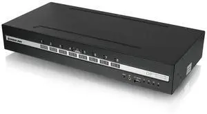 IOGEAR 8-Port Dual View DisplayPort Secure KVM Switch w/Audio and CAC Support TAA  GCS1428TAA4C