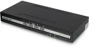 IOGEAR 4-PORT SINGLE VIEW SECURE KVM SWITCH W/DISPLAYPORT/HDMI/AUDIO AND CAC SUPPORT - Model GCS1414TAA4C-UN