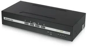 IOGEAR 4-Port Single View DVI PP4.0 Secure KVM Switch w/Audio Connections.TAA Compliance - Model GCS1224TAA4