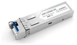 Axiom 1000BASE-BX80-U SFP Transceiver for Alcatel-Lucent - 3HE11245AA (Upstream) - TX-1490nm/RX-1550nm - Limited Lifetime Warranty - Model 3HE11245AA-AX