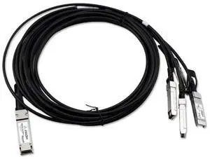 Axiom 40GBase-CR4 direct attach cable QSFP+ (M) to SFP+ (M) 13 ft  twinaxial passive Model QSFP-4SFP10G-CU4M-AX