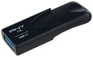 PNY 1TB Attaché 4 USB flash drive USB Type-A 3.2 Gen 1 (3.1 Gen 1) FD1TBATT431KK-EF - Black