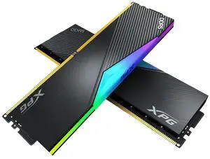 ADATA 48GB (2x 24GB) XPG Lancer DDR5 7200MHz 288-Pin Memory Kit CL34 RGB Heatsinks Black Edition Model AX5U7200C3424G-DCLARBK ADATA 48GB (2x 24GB) XPG Lancer DDR5 7200MHz 288-Pin Memory Kit CL34 RGB Heatsinks Black Edition Model AX5U7200C3424G-DCLARBK