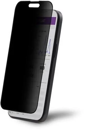 StarTech 4-Way Privacy Screen For iPhone 15 Plus Touch-Enabled Tempered Glass Protector I15T1-PRIVACY-SCREEN