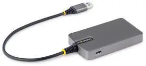 StarTech 4-Port USB-A Hub, 5Gbps, Bus Powered, USB-A to 4x USB-A Hub with USB-C Auxiliary Power Input, 1ft/30cm Host Cable, Portable Desktop/Laptop USB Hub - 5G4AC-USB-A-HUB
