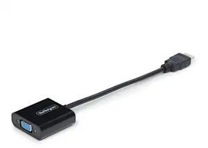 StarTech HDMI to VGA Adapter, Active Video Converter For Laptop/Desktop, 1920x1080 (1080p), HDMI Source to VGA Monitor/Display/Projector - HD2VGAE3