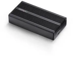 StarTech USB4 M.2 NVMe Enclosure, 40Gbps, External USB-C/Thunderbolt NVMe SSD Enclosure, Aluminum Heatsink Case, B+M/M-Key - 1USB4-NVME-ENCLOSURE