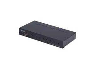 StarTech 8-Port DisplayPort KVM Switch with 1U Rack Mount Kit, 4K 60Hz DP 1.2, Push-Button & Hotkey Switching, 4-Port USB Hub, OS Independent, TAA Compliant - R8AD122-KVM-SWITCH