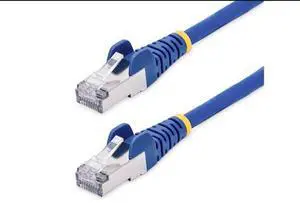 StarTech 6ft Blue CAT8 Ethernet Cable, Snagless RJ45, 25G/40G, 2000MHz, 100W PoE, S/FTP 26AWG Pure Bare Copper Wire, LSZH, Shielded Network Patch Cord - NLBL-6F-CAT8-PATCH