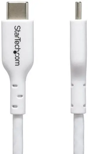 StarTech.com 3m White USB-C Charging Cable, USB C Cable, 60W 3A PD - USB-C cable - 24 pin USB-C to 24 pin USB-C - 10 ft - USB2CC3MWHE
