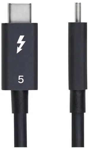StarTech 3ft (1m) Thunderbolt 5 Cable, 80Gbps/Up to 120Gbps, 240W PD, 8K 60Hz Video, Certified Thunderbolt Cable - Compatible w/Thunderbolt 4/USB4/USB-C - TBLT5MM1M240W