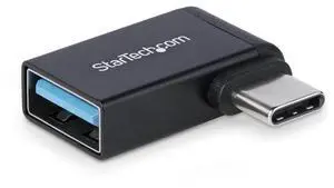 StarTech Right Angled USB-C to USB-A Adapter, USB 5Gbps, Compact USB-C Male to USB-A Female Adapter, Durable Metal Housing, M/F - USB31CAADGCPRA