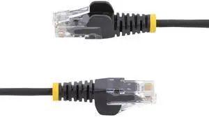 StarTech 25ft Black Slim CAT6 Ethernet Cable Model N6PAT25BLKS