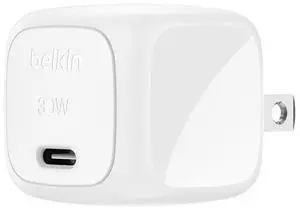 Belkin Compact USB-C Charger 30W Model WCA008DQWH Belkin Compact USB-C Charger 30W Model WCA008DQWH