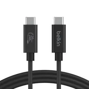 Belkin USB4 Cable, 240W + 20Gbps Model INZ004TT1.2MBK Belkin USB4 Cable, 240W + 20Gbps Model INZ004TT1.2MBK