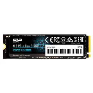 Silicon Power 2TB Silicon Power P34A60 NVMe M.2 PCIe Gen3x4 2280 SSD Solid State Drive - SP002TBP34A60M28 Silicon Power 2TB Silicon Power P34A60 NVMe M.2 PCIe Gen3x4 2280 SSD Solid State Drive - SP002TBP34A60M28