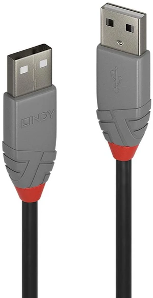 Lindy 0.5m USB 2.0 Type A to A Cable, Anthra Line 36691 Lindy 0.5m USB 2.0 Type A to A Cable, Anthra Line 36691