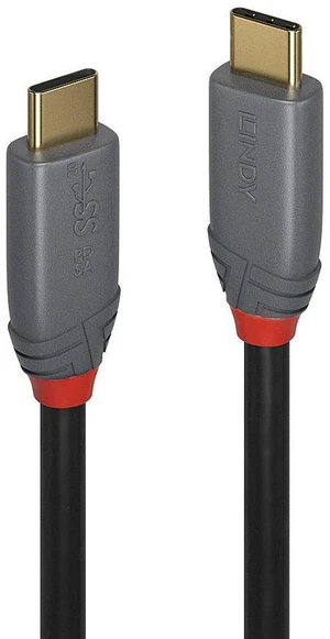 Lindy 1,5m USB 3.2 Type C Cable, 5A PD, Anthra Line 36902 Lindy 1,5m USB 3.2 Type C Cable, 5A PD, Anthra Line 36902