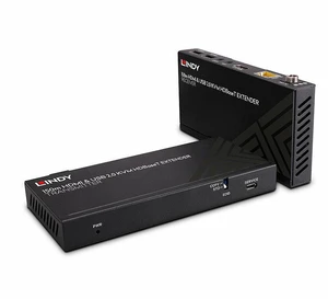 Lindy 150m Cat.6 HDMI 4K60, USB 2.0 & IR HDBaseT KVM Extender 39384 Lindy 150m Cat.6 HDMI 4K60, USB 2.0 & IR HDBaseT KVM Extender 39384