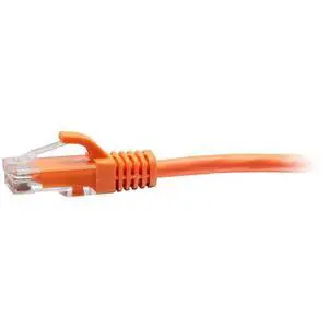 C2G 15ft (4.6m) Cat6A Snagless Shielded (STP) Ethernet Network Patch Cable - Orange Model C2G07395 C2G 15ft (4.6m) Cat6A Snagless Shielded (STP) Ethernet Network Patch Cable - Orange Model C2G07395