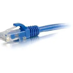 C2G 8" (0.2m) Cat6 Snagless Unshielded (UTP) Slim Ethernet Network Patch Cable - Blu Model C2G02212 C2G 8" (0.2m) Cat6 Snagless Unshielded (UTP) Slim Ethernet Network Patch Cable - Blu Model C2G02212