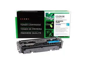 Clover Imaging Remanufactured Cyan High Yield Toner Cartridge for HP 414X (W2021X) - 6,000 Pages | Reused OEM Chip (No Toner Low Alerts, Non-MPS) - For LaserJet Pro M454, MFP M479, M455, MFP M480 Seri Clover Imaging Remanufactured Cyan High Yield Toner Cartridge for HP 414X (W2021X) - 6,000 Pages | Reused OEM Chip (No Toner Low Alerts, Non-MPS) - For LaserJet Pro M454, MFP M479, M455, MFP M480 Seri