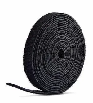 StarTech 75ft (22.8m) Hook and Loop Roll, 0.5in Wide, Black StarTech 75ft (22.8m) Hook and Loop Roll, 0.5in Wide, Black