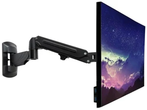 Lindy Wall Mounted Single Gas Arm Display Mount - Black - FD6959781 Lindy Wall Mounted Single Gas Arm Display Mount - Black - FD6959781