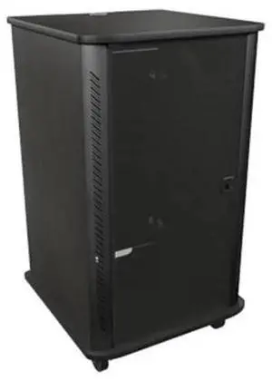 Middle Atlantic 24RU Reference Furniture Rack - 28in Depth 27in Width - 350 lbs Weight Capacity - Grained Ebony - RFR-2428GE Middle Atlantic 24RU Reference Furniture Rack - 28in Depth 27in Width - 350 lbs Weight Capacity - Grained Ebony - RFR-2428GE