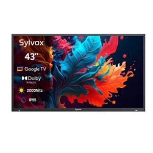 SYLVOX Deck Pro 3.0 43" 4K Outdoor Partial-Sun Smart QLED TV Model OQ43A2A1GD SYLVOX Deck Pro 3.0 43" 4K Outdoor Partial-Sun Smart QLED TV Model OQ43A2A1GD