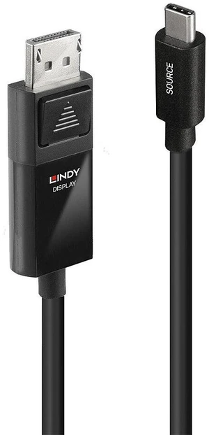 Lindy 2m USB Type C to DP 4K60 Adapter Cable with HDR - 43342 Lindy 2m USB Type C to DP 4K60 Adapter Cable with HDR - 43342